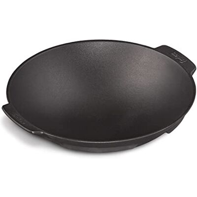 Enders Switch Grid Wok schwarz, aus massiv, emailliertem Gusseisen, gute Hitzeverteilung, Seitengriffe, passend für viele Switch Grid-Roste, B38 x L35 x H10 cm #7797 Enders Switch Grid Wok schwarz, aus massiv, emailliertem Gusseisen, gute Hitzeverteilung, Seitengriffe, passend für viele Switch Grid-Roste, B38 x L35 x H10 cm #7797