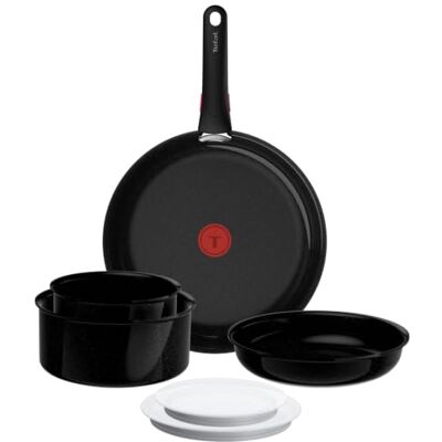Tefal Ingenio Explore On 7-tlg. Kochgeschirr-Set, Schwarz, L2679202 Tefal Ingenio Explore On 7-tlg. Kochgeschirr-Set, Schwarz, L2679202