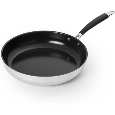 Amazon Keramik-Bratpfanne, Edelstahl 304, Antihaftbeschichtung, Induktionsgeeignet, 28cm Amazon Keramik-Bratpfanne, Edelstahl 304, Antihaftbeschichtung, Induktionsgeeignet, 28cm