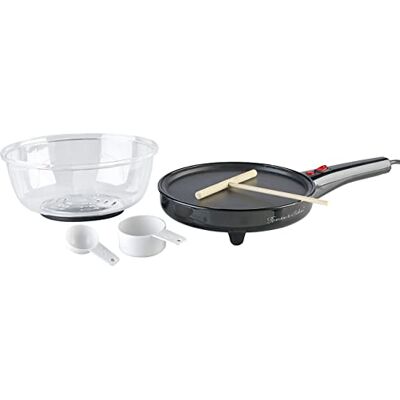 Rosenstein & Söhne 3in1-Crêpe-, Popcornmaker und elektrische Pfanne, 800 Watt, Ø 20 cm (Pfannen) Rosenstein & Söhne 3in1-Crêpe-, Popcornmaker und elektrische Pfanne, 800 Watt, Ø 20 cm (Pfannen)