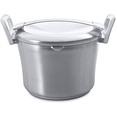 Berghoff 2303931 Auriga Acciaio Pentola Grande con Coperchio, 5.4 L, Silber, Edelstahl 18/10, Unbeschichtet, Großer Kochtopf, Pfanne, Topf, Mit Deckel Berghoff 2303931 Auriga Acciaio Pentola Grande con Coperchio, 5.4 L, Silber, Edelstahl 18/10, Unbeschichtet, Großer Kochtopf, Pfanne, Topf, Mit Deckel