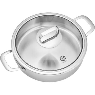 Schulte-Ufer Schmortopf Skagen, Ø 28 cm hochwertiges 3-Schicht-Material aus Edelstahl, Aluminium, Edelstahl in schwerer Ausführung Schulte-Ufer Schmortopf Skagen, Ø 28 cm hochwertiges 3-Schicht-Material aus Edelstahl, Aluminium, Edelstahl in schwerer Ausführung