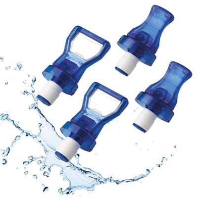 Westmark Flaschenverschluss Set 4-teilig – Flaschenverschlüsse mit Hebel zum Wiederverschließen geöffneter Kronkorkenflaschen, inkl. Silikondichtung und Kapselheber – Blau 444422E3 Westmark Flaschenverschluss Set 4-teilig – Flaschenverschlüsse mit Hebel zum Wiederverschließen geöffneter Kronkorkenflaschen, inkl. Silikondichtung und Kapselheber – Blau 444422E3