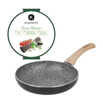 Kasanova Pfanne 20 cm Schwarz Stein - Pfanne Kasanova Pfanne 20 cm Schwarz Stein - Pfanne
