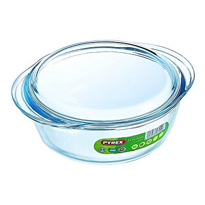 Pyrex Essentials Glas runder Auflauf Hohe Beständigkeit 1,1 L (+ 0,3 L Deckel) Pyrex Essentials Glas runder Auflauf Hohe Beständigkeit 1,1 L (+ 0,3 L Deckel)