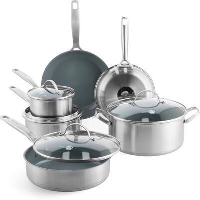GreenPan - Treviso - Edelstahl - Kochgeschirr-Set GreenPan - Treviso - Edelstahl - Kochgeschirr-Set