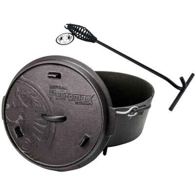 Petromax ft6 Feuertopf mit Füße Dutch Oven Set inkl. Deckelheber Schmortopf Petromax ft6 Feuertopf mit Füße Dutch Oven Set inkl. Deckelheber Schmortopf