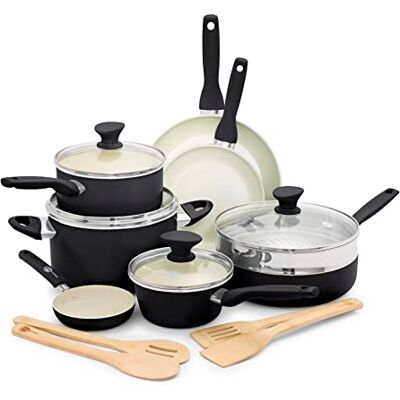 GreenPan - Rio - Keramik-Nonstick - 16pc - Kochgeschirr-Set GreenPan - Rio - Keramik-Nonstick - 16pc - Kochgeschirr-Set
