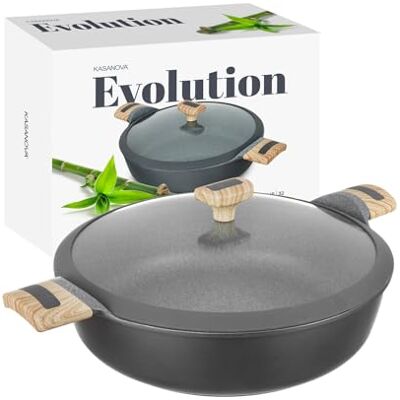 KASANOVA 32 cm Evolution Bratpfanne mit Deckel KASANOVA 32 cm Evolution Bratpfanne mit Deckel