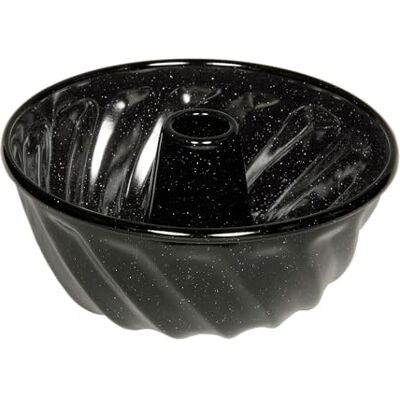 Riess , 0632-022, Gugelhupfform Ø 24cm, SCHWARZEMAILLE, Vol. (rec.): 3,2 Liter, Made in Österreich, LBH: 25,4x25,4x13,1cm, 0,816kg, Backform, Guglhupfform, Kuchenform, Induktionskocher kompatibel Riess , 0632-022, Gugelhupfform Ø 24cm, SCHWARZEMAILLE, Vol. (rec.): 3,2 Liter, Made in Österreich, LBH: 25,4x25,4x13,1cm, 0,816kg, Backform, Guglhupfform, Kuchenform, Induktionskocher kompatibel