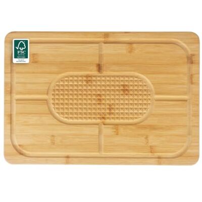 Russell Hobbs Element Tranchierbrett, Bambus, FSC®-Certified Integrierte Fleischmulde, umlaufende Saftrille, messerschonend, zum Tranchieren, Schneiden, Vorbereiten, Servieren Russell Hobbs Element Tranchierbrett, Bambus, FSC®-Certified Integrierte Fleischmulde, umlaufende Saftrille, messerschonend, zum Tranchieren, Schneiden, Vorbereiten, Servieren