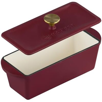 Mahlzeit - Gusseisen Bräter - 3 Liter - Dark Cherry - Cast Iron Pot Mahlzeit - Gusseisen Bräter - 3 Liter - Dark Cherry - Cast Iron Pot