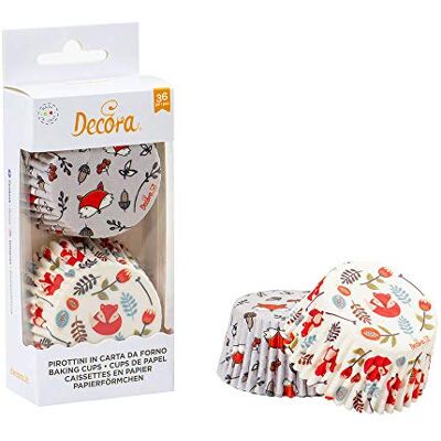 Decora 0339831 PAPIERFÖRMCHEN FUCHS 50 X 32 MM 36ST. Decora 0339831 PAPIERFÖRMCHEN FUCHS 50 X 32 MM 36ST.