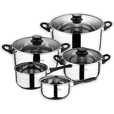 San Ignacio Q1876 – Kochtopf-Set, Edelstahl, Ø16x9 Ø18x10 Ø20x11,5 y Ø24x13,5, SG-8051, Ø16x9; Ø18x10; Ø20x11,5 y Ø24x13,5 San Ignacio Q1876 – Kochtopf-Set, Edelstahl, Ø16x9 Ø18x10 Ø20x11,5 y Ø24x13,5, SG-8051, Ø16x9; Ø18x10; Ø20x11,5 y Ø24x13,5