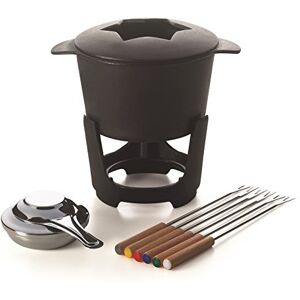 Excelsa Brunch Time Fondue 10 tlg. Set Aosta schwarz Excelsa Brunch Time Fondue 10 tlg. Set Aosta schwarz