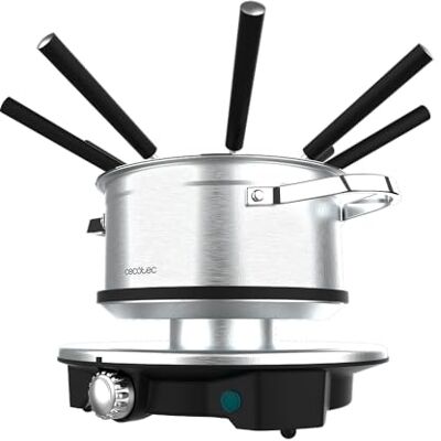Cecotec Elektrisches Fondue für 8 Personen Fun Gourmetfondue Advance. 1500W, 1,7L Kapazität, für Käse, Schokolade und Öl, Design aus Edelstahl, Leistungsregelung, spülmaschinengeeignete Teile. Cecotec Elektrisches Fondue für 8 Personen Fun Gourmetfondue Advance. 1500W, 1,7L Kapazität, für Käse, Schokolade und Öl, Design aus Edelstahl, Leistungsregelung, spülmaschinengeeignete Teile.