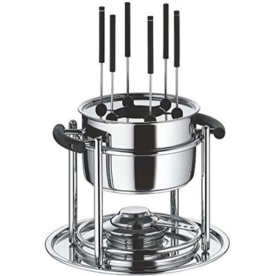 WMF Allegro Fondueset 11-teilig, für 6 Personen, mit Brenner und Gabeln, Cromargan Edelstahl, Fonduetopf Induktion, spülmaschinengeeignet WMF Allegro Fondueset 11-teilig, für 6 Personen, mit Brenner und Gabeln, Cromargan Edelstahl, Fonduetopf Induktion, spülmaschinengeeignet