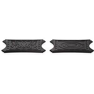 LE CREUSET Magnetische Untersetzer, 2er Set, Silikon, 9.5 x 9.5 cm, Schwarz glänzend, 93009400140002 LE CREUSET Magnetische Untersetzer, 2er Set, Silikon, 9.5 x 9.5 cm, Schwarz glänzend, 93009400140002