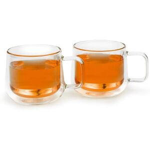 Bredemeijer doppelwandige Teegläser 2-teilig Glastassen Set mit je 290 ml Fassungsvermögen der Tee bleibt länger warm Bredemeijer doppelwandige Teegläser 2-teilig Glastassen Set mit je 290 ml Fassungsvermögen der Tee bleibt länger warm
