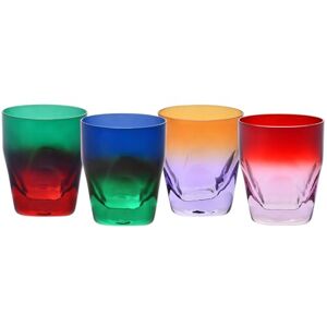 Krosno – Whisky-, Drink- und Cocktailgläser 260 ml – Set mit 4 Gläsern in 4 einzigartigen Farben – Aurora-Kollektion – Bleifreier Kristall – Handbemalt Krosno – Whisky-, Drink- und Cocktailgläser 260 ml – Set mit 4 Gläsern in 4 einzigartigen Farben – Aurora-Kollektion – Bleifreier Kristall – Handbemalt