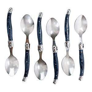 Pradel Excellence Laguiole Suppenlöffel-Set - Edelstahl, grau marmoriert - 6 Stück Pradel Excellence Laguiole Suppenlöffel-Set - Edelstahl, grau marmoriert - 6 Stück