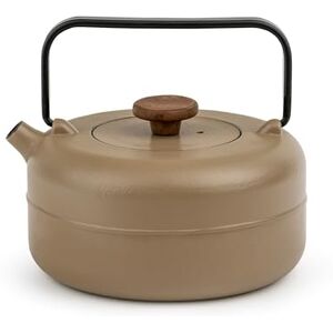 Bredemeijer kleine Guss Teekanne 0,75 Liter gusseiserne Kanne in Beige mit Deckelknauf aus Holz & Edelstahl-Teefilter für alle Teesorten geeignet Bredemeijer kleine Guss Teekanne 0,75 Liter gusseiserne Kanne in Beige mit Deckelknauf aus Holz & Edelstahl-Teefilter für alle Teesorten geeignet