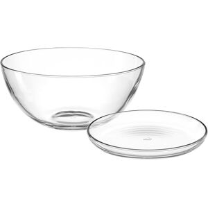 LEONARDO HOME CUCINA Schalenset • 5 tlg. Set • Glasteller und Servierschale • Für Frühstück, Dessert, Snacks • Kombinierbar im Alltag • Schlicht und modern • Ideal als Tischgedeck • klar • 066350 LEONARDO HOME CUCINA Schalenset • 5 tlg. Set • Glasteller und Servierschale • Für Frühstück, Dessert, Snacks • Kombinierbar im Alltag • Schlicht und modern • Ideal als Tischgedeck • klar • 066350