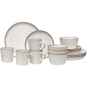 Ritzenhoff & Breker Kombiservice Visby, 16-teilig, Weiß, Steinzeug, 315912 Ritzenhoff & Breker Kombiservice Visby, 16-teilig, Weiß, Steinzeug, 315912