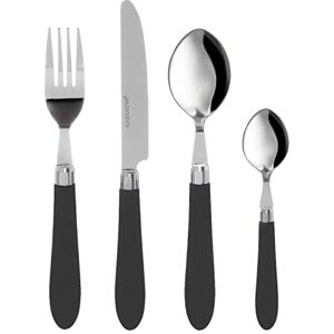 Kasanova Set 24 Besteck Edelstahl Schwarz Kasanova Set 24 Besteck Edelstahl Schwarz