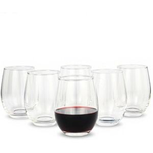Amazon Stiellose Rotweingläser, 6-Teiliges Set, 532,2ml, Spülmaschinenfest Amazon Stiellose Rotweingläser, 6-Teiliges Set, 532,2ml, Spülmaschinenfest