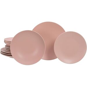 Creatable , 21913, Serie Soft Touch Peach, 12-teiliges Geschirrset für 4 Personen, Tafelservice aus Steinzeug, spülmaschinen- und mikrowellengeeignet, Made in Portugal Creatable , 21913, Serie Soft Touch Peach, 12-teiliges Geschirrset für 4 Personen, Tafelservice aus Steinzeug, spülmaschinen- und mikrowellengeeignet, Made in Portugal