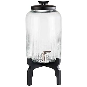 APS 10403 Getränkespender Asia Premium Spender 7 Liter, für Getränke aus Holz, stabilen Wänden und einer weiten Öffnung für Zutaten, Holz Schwarz APS 10403 Getränkespender Asia Premium Spender 7 Liter, für Getränke aus Holz, stabilen Wänden und einer weiten Öffnung für Zutaten, Holz Schwarz