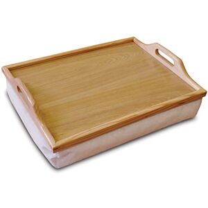 aidapt Knietablett aus Holz mit Griffen und gepolsterten Griffen an der Seite für große Stabilität, leicht für den Transport, kann in jedem Raum verwendet werden, leicht zu reinigen, zum Essen, Lesen, aidapt Knietablett aus Holz mit Griffen und gepolsterten Griffen an der Seite für große Stabilität, leicht für den Transport, kann in jedem Raum verwendet werden, leicht zu reinigen, zum Essen, Lesen,