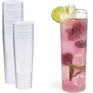 Silverkitchen 16 Longdrinkgläser 300ml Plastikbecher aus Plastik, Mehrfach nutzbar, bruchsichere Trinkbecher Made In Germany Silverkitchen 16 Longdrinkgläser 300ml Plastikbecher aus Plastik, Mehrfach nutzbar, bruchsichere Trinkbecher Made In Germany