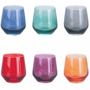 Tivoli 6er Set Wassergläser 365ml Glas Elegance Color Tivoli 6er Set Wassergläser 365ml Glas Elegance Color