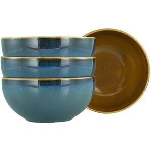 Creatable , 22886, Serie Mallorca, 4-teiliges Geschirrset für 4 Personen, Buddha Bowl aus Steinzeug, spülmaschinen- und mikrowellengeeignet, Qualitätsproduktion Creatable , 22886, Serie Mallorca, 4-teiliges Geschirrset für 4 Personen, Buddha Bowl aus Steinzeug, spülmaschinen- und mikrowellengeeignet, Qualitätsproduktion