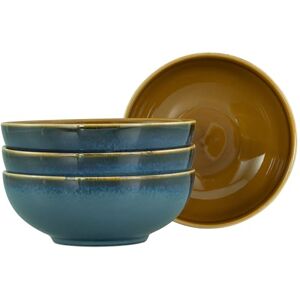 Creatable , 22885, Serie Mallorca, 4-teiliges Geschirrset für 4 Personen, Smoothie Bowl aus Steinzeug, spülmaschinen- und mikrowellengeeignet, Qualitätsproduktion Creatable , 22885, Serie Mallorca, 4-teiliges Geschirrset für 4 Personen, Smoothie Bowl aus Steinzeug, spülmaschinen- und mikrowellengeeignet, Qualitätsproduktion