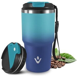 Grsta Thermobecher Vakuumisoliert, 20oz Kaffeebecher to Go, Thermobecher mit Trageriemen, 8h Eisgekühlt / 6h Heiß, Auslaufsicher Trinkbecher Isoliert, Isolierbecher für Heiß Kaltgetränke Grsta Thermobecher Vakuumisoliert, 20oz Kaffeebecher to Go, Thermobecher mit Trageriemen, 8h Eisgekühlt / 6h Heiß, Auslaufsicher Trinkbecher Isoliert, Isolierbecher für Heiß Kaltgetränke