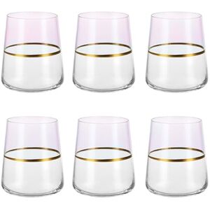 Altri Brand Set 6 Gläser Pink und Gold - Glaswaren-Set Altri Brand Set 6 Gläser Pink und Gold - Glaswaren-Set