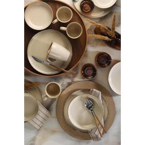 Hermia Concept Elegant 16-Piece Dinner Set, 100% Porcelain, Cream Color Includes 4 Service Plates (24cm), Plates (20cm), Bowls (15cm), Mugs Dishwasher & Microwave Safe Hermia Concept Elegant 16-Piece Dinner Set, 100% Porcelain, Cream Color Includes 4 Service Plates (24cm), Plates (20cm), Bowls (15cm), Mugs Dishwasher & Microwave Safe