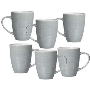 Ritzenhoff & Breker Kaffeebecher-Set Suomi, 6-teilig, je 310 ml, Grau-Blau, Porzellan, Rundform Ritzenhoff & Breker Kaffeebecher-Set Suomi, 6-teilig, je 310 ml, Grau-Blau, Porzellan, Rundform