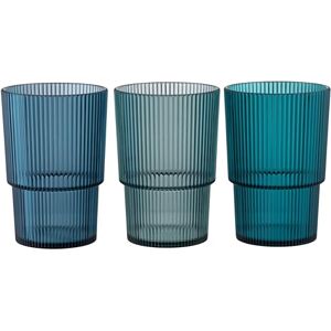 Tivoli 12er Set Trinkbecher 420ml hellblau Kunststoff PS Shades of Ocean Unico Tivoli 12er Set Trinkbecher 420ml hellblau Kunststoff PS Shades of Ocean Unico