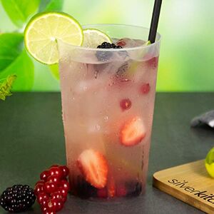 Silverkitchen 30 Trinkbecher 500ml bruchsichere Mehrwegbecher wiederverwendbare Becher transparent aus PP Plastik Made In Germany, +2 Extrabecher Silverkitchen 30 Trinkbecher 500ml bruchsichere Mehrwegbecher wiederverwendbare Becher transparent aus PP Plastik Made In Germany, +2 Extrabecher