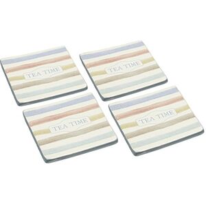 KitchenCraft Modell - Pastell Streifen Untersetzer - Drink Coasters KitchenCraft Modell - Pastell Streifen Untersetzer - Drink Coasters