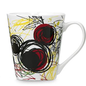 Disney Mickey Mouse Tasse - Streifen-Design - Keramiktasse Disney Mickey Mouse Tasse - Streifen-Design - Keramiktasse