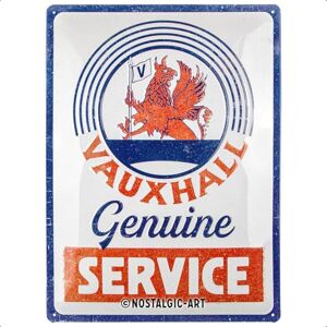 ART Retro Blechschild, 30 x 40 cm, Vauxhall – Genuine Service – Geschenk-Idee für Vauxhall-Zubehör Fans, Original Lizenzprodukt (OLP), aus Metall, Vintage Design, Blechschilder Sprüche ART Retro Blechschild, 30 x 40 cm, Vauxhall – Genuine Service – Geschenk-Idee für Vauxhall-Zubehör Fans, Original Lizenzprodukt (OLP), aus Metall, Vintage Design, Blechschilder Sprüche