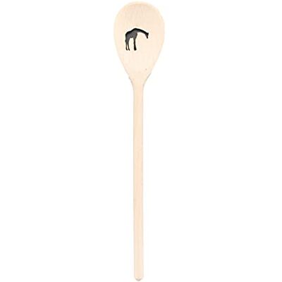 Teemando ®, Kochlöffel aus Holz mit Motiv Giraffe, extra stabil, Naturprodukt: handgefertigt, unbehandelt, Rührlöffel aus Buche, oval 30 cm, das besondere Geschenk Teemando ®, Kochlöffel aus Holz mit Motiv Giraffe, extra stabil, Naturprodukt: handgefertigt, unbehandelt, Rührlöffel aus Buche, oval 30 cm, das besondere Geschenk