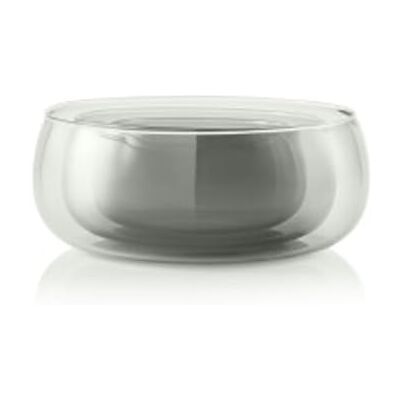 AdHoc Yuna Dessertgläser kleine (3er set), mundgeblasenes Glas, Skandinavisches Design, hitzebeständig, Schälchen für Obst und Nüsse, nachtisch Gläser, transparente/grau, 3 Größen: 330/660/1200 ml AdHoc Yuna Dessertgläser kleine (3er set), mundgeblasenes Glas, Skandinavisches Design, hitzebeständig, Schälchen für Obst und Nüsse, nachtisch Gläser, transparente/grau, 3 Größen: 330/660/1200 ml