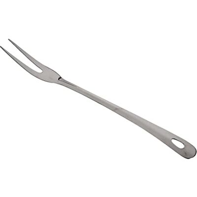 FACKELMANN Fleischgabel 33 cm LARA, Küchenhelfer aus Edelstahl, Grillgabel mit praktischer Öse (Farbe: Silber), Menge: 1 Stück FACKELMANN Fleischgabel 33 cm LARA, Küchenhelfer aus Edelstahl, Grillgabel mit praktischer Öse (Farbe: Silber), Menge: 1 Stück