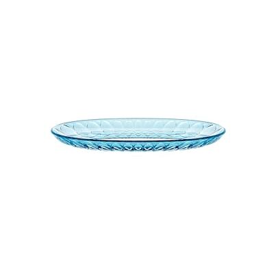 Guzzini Vanity, kleines, ovales Tablett in Meeresblau, aus Bio-basiertem SAN und Bio-based SMMA Aria Guzzini Vanity, kleines, ovales Tablett in Meeresblau, aus Bio-basiertem SAN und Bio-based SMMA Aria